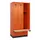 locker met bank,HxBxD 1950x900x815mm,3vak,vak B 300mm,cilinderslot