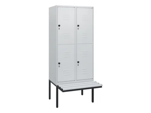 Dubbeldekse dekenkist,HxBxD 1950x800x815mm,2x2vak.,vak B 400mm