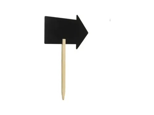 Krijtbord Securit pijl 440x270mm met houten pin
