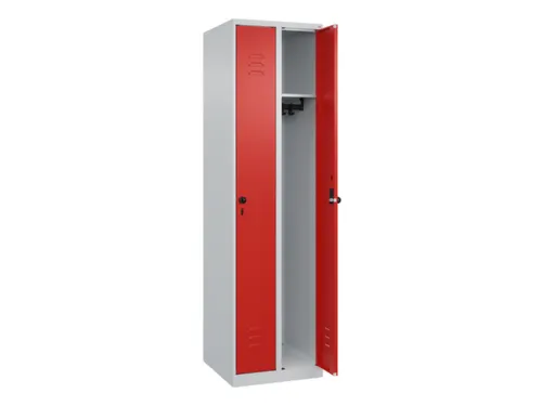locker,HxBxD 1850x500x500mm,2vak,vak B 250mm,draaigrendel