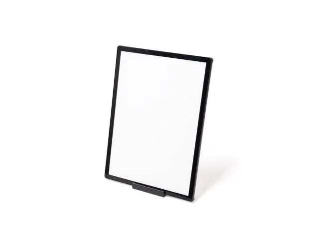 Présentoir de table lumineux LED Slide In A4 noir
