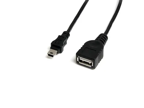 30cm mini USB 2.0-kabel USB A naar mini B F/M