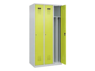 locker voor scheiding van kleding,HxBxD 1850x900x500mm,3vak - 1