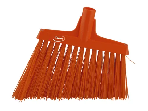 Hygiene 2914-7 Hoekbezem oranje harde lange schuine vezels