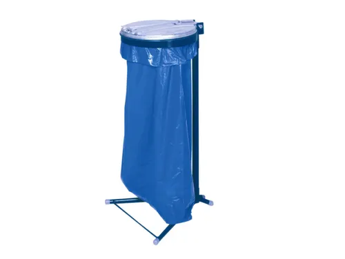 Afvalverzamelaar Standmodel 980x500x530mm 120 liter Zak Blauw