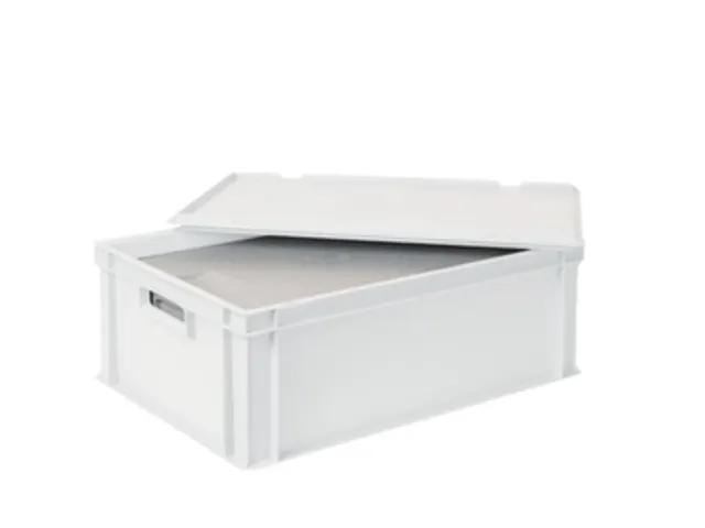 Euronorm-stapelbak,m. isoleerbox,HxLxB 220x600x400mm,44,5/20,4l,HDPE