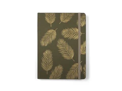 Notitieboek Paperclip Freestyle fabrick A5 96vel 100gr lijn