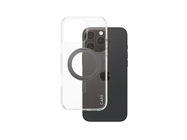 PanzerGlass CARE by Case Transparent w. Black Kickstand & MagSaf