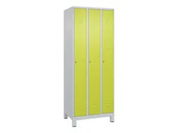 locker,HxBxD 1950x750x500mm,3vak,vak B 250mm,cil.-slot,voeten