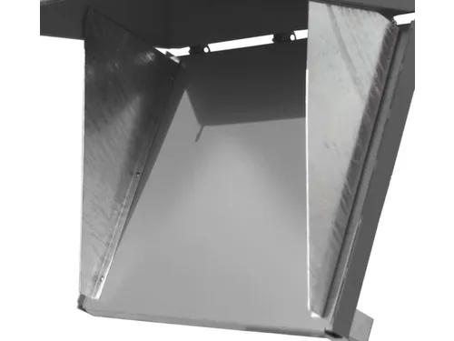 Centreerwand,V. Klapbodemcontainer 1-2M³,Staal