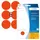 HERMA 2286 Multipurpose etiketten Rond 50mm Fluor Rood 144 stuks