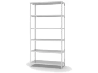 magazijnstelling,grondveld,HxBxD 2500x1300x500mm,vaklast 200kg - 2