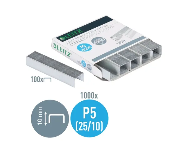Nieten Leitz 25/10 verzinkt 1000 stuks