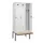 locker met bank,voor scheiding van kleding,HxBxD 2120x900x815mm,3vak