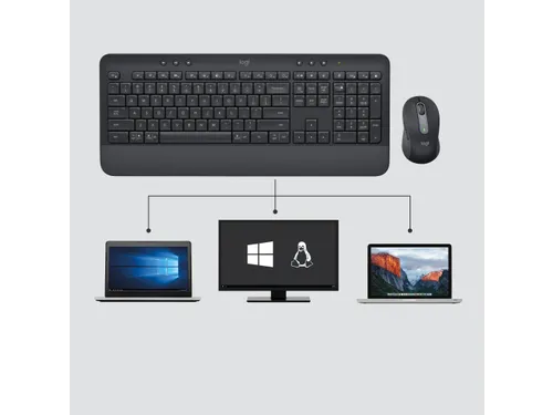 Logitech Signature MK650 Combo Toetsenbord QWERTZ Zwitsers + muis