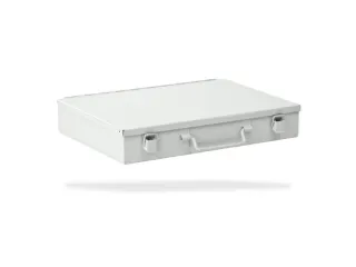 assortimentskoffer,HxBxD 50x335x240mm,plaatstaal,koffer RAL7035 - 2