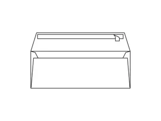 Conqueror Vergé Envelop Strip DL 110x220mm Hoogwit Wit 500 Stuks - 5