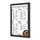 Outdoor Menubord et Logo Paneel 4xA4 Staand Zwart