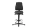 Siège D'atelier Pivotant,Assise Tissu Noir