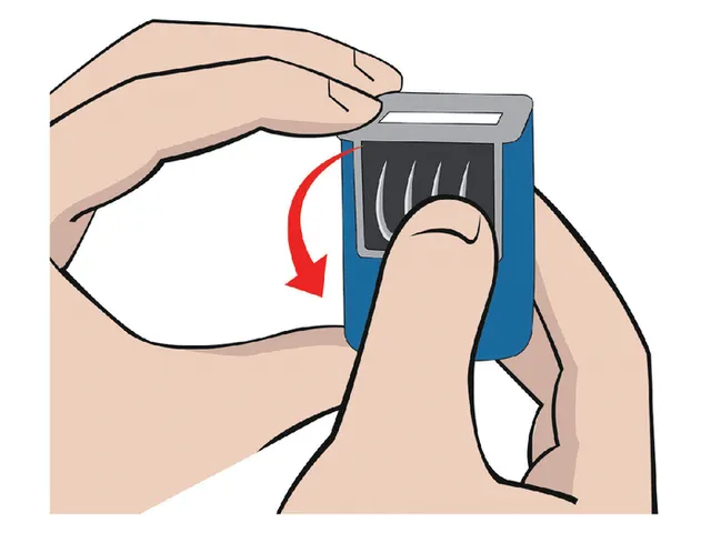 Woord-datumstempel Colop S160O ontvangen blauw rood