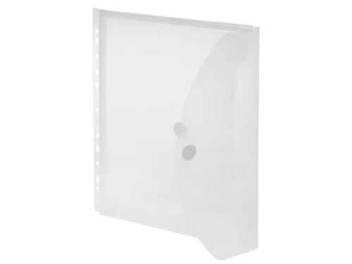 Foldersys Enveloptas Velcro Sluiting A4 11-gaats Transparant