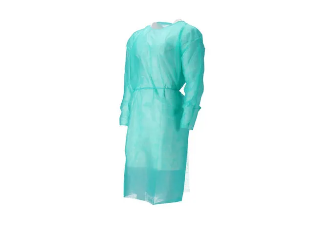 Blouse isolante PP non tissé sans latex Regular Vert 100 pièces