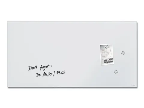 Glas Magneetbord Sigel Artverum mat superwit 91x46cm