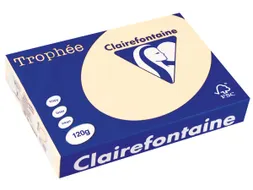 Trophée Pastel gekleurd papier A4 120 gram 250vel Crème