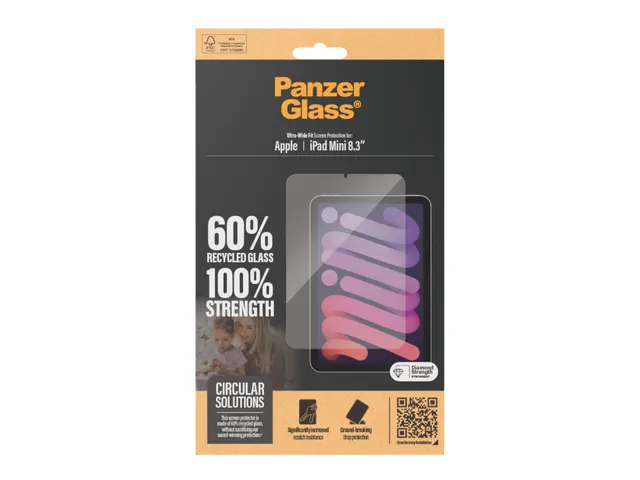 PanzerGlass Screen Protector iPad Mini 8.3'' (2021, 2024) | Ultra-W