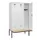 locker met bank,HxBxD 2120x1200x815mm,3vak,vak B 400mm,cilinderslot