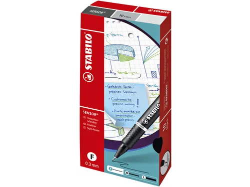 Fineliner Stabilo Sensor Groen 0.3Mm