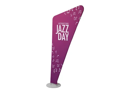 Print voor Zipper-Banner Triangle Enkelzijdig ECO
