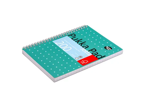 Notitieboek Pukka Jotta A5 lijn 100vel/200pag 80 gram groen