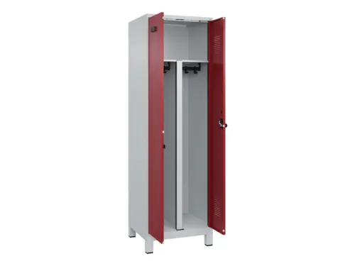 PBM-locker,HxBxD 1950x600x500mm,2vak,vak B 300mm,draaigrendel