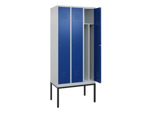 locker voor scheiding van kleding,HxBxD 2120x900x500mm,3vak