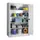 Ruime Vouwdeurkast 1950x1200x600mm 4legborden Ral7035 Front Ral7035