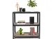 Etagère AVASCO Maxi 88x90x45cm 3 tablettes noir