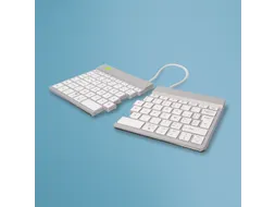 Split Break V2 ergonomisch toetsenbord Azerty BE Wit draadloos