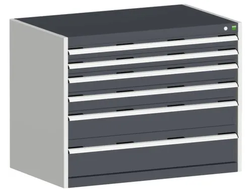 ladekast HxBxD 800x1050x650mm 6laden zware lasten RAL7035 RAL7016