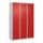Z-garderobekast,HxBxD 1850x1200x500mm,vak B 200/400mm,cil.-slot