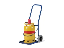 Flessenkar,draagverm. 50kg,propaangas 11kg fles,m. ketting,RAL5010