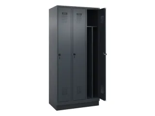 locker voor scheiding van kleding,HxBxD 1950x900x500mm,3vak - 1