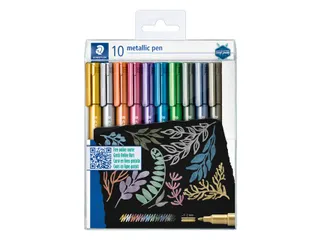 Gelpen Staedtler 8323 metallic etui à 10 kleuren - 1