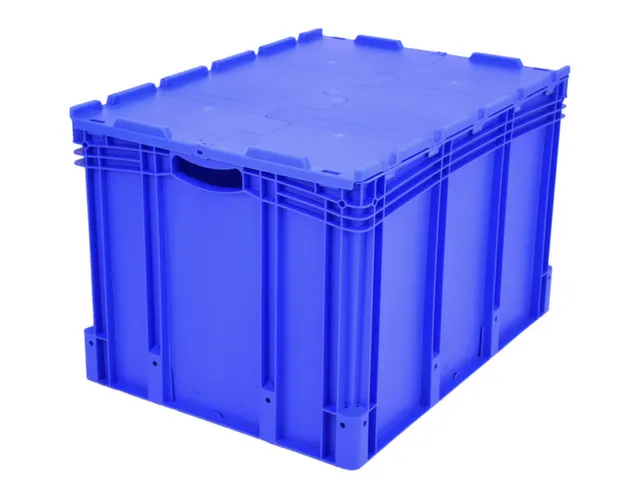 Euronorm Stapelkrat Pp 538x800x600mm 212l Standaardbodem Deksel