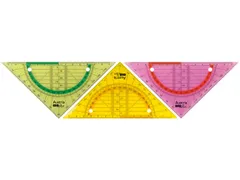 Geodriehoek Aristo GEOflex 14cm flexibel neon kleuren