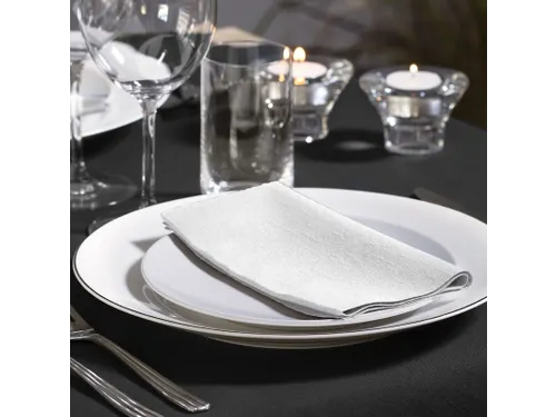 Servetten Tork 477554 Dinner 2-laags 39x39cm wit 1/4 vouw 150st.