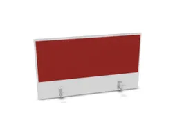 opzetpaneel,v. bureau,aanbouw achter,B 1000mm,Bl-wit,BN4011-rood