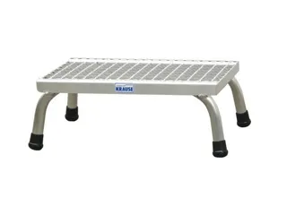 Montagetrap Aluminium H 0 2M 1Trede Incl. Platform Treden Rooster - 1