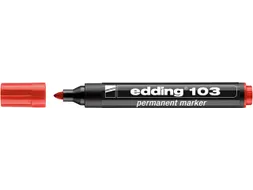 Viltstift edding 103 rond medium rood