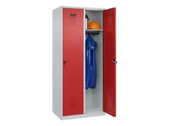 locker,HxBxD 1850x800x500mm,2vak,vak B 400mm,draaigrendel